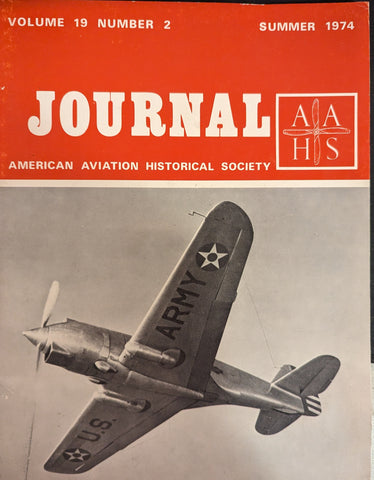 AAHS (American Aviation Historical Society) JOURNAL VOL. 19 No. 2 Summer, 1974